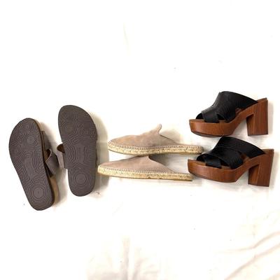 485 Three Pairs of Ladies Shoes Earth, White Mountain, Pinaz