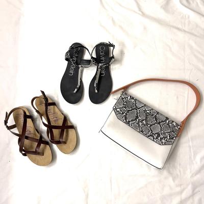 490 Blowfish and Calvin Klein Sandal and Clutch Bag