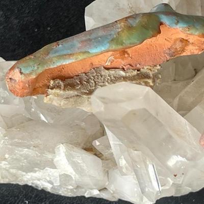 11.  BEATRICE WOOD SIGNED SCULPTURE "FISH SWIMMING ON CRYSTAL" COA AS IS