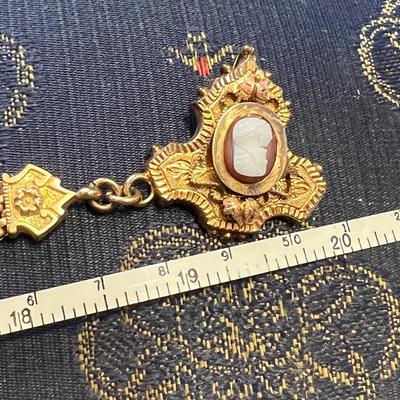 Antique Late 1800's Cameo Choker Necklace