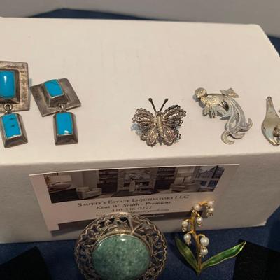 Vintage Sterling Silver Jewelry Lot