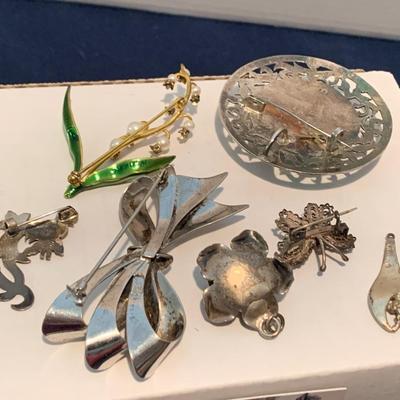 Vintage Sterling Silver Jewelry Lot