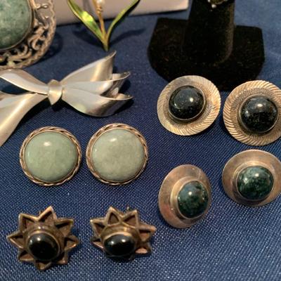 Vintage Sterling Silver Jewelry Lot