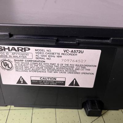 Sharp VHS Player