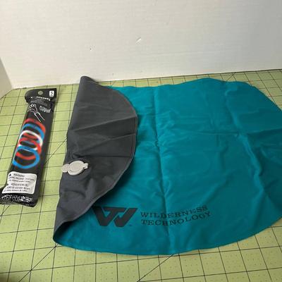 Outdoorsman Bundle Headlamp, flashlight, Leatherman, inflatable pillow, and glowsticks