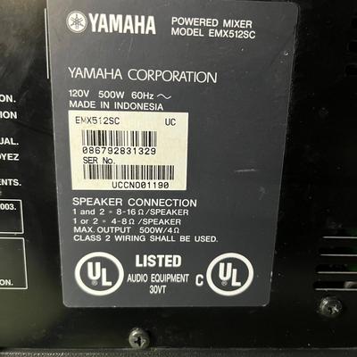 Yamaha EMX512SC 12 Channel 500 Watt Mixer