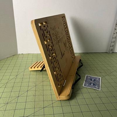 Bamboo Book Holder