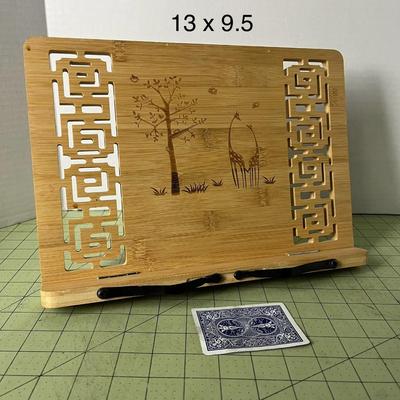 Bamboo Book Holder