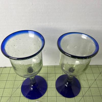 Bubble Glass Wine Glasses