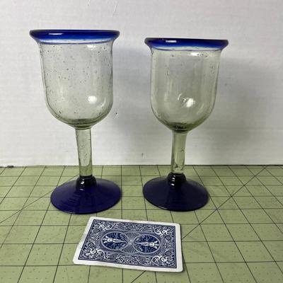 Bubble Glass Wine Glasses