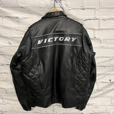 Victory Motorcycle Leather Jacket - Size XL