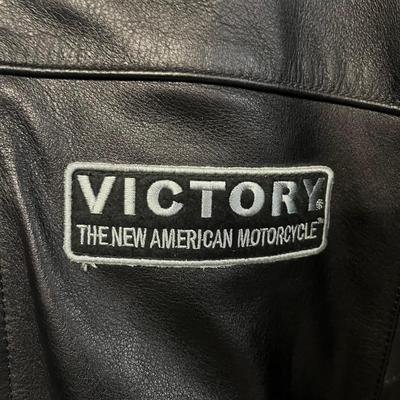 Victory Motorcycle Leather Jacket - Size XL
