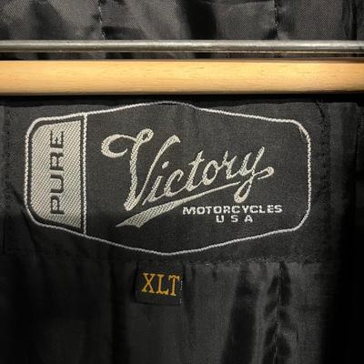 Victory Motorcycle Leather Jacket - Size XL