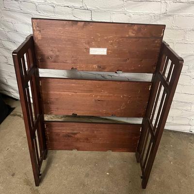 Wooden Foldable Shelves Bookshelf