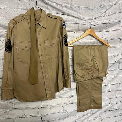 Vintage Military Uniform - Tan