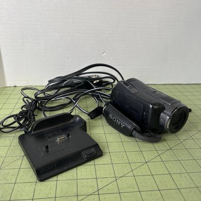 Sony Camcorder with Charging Dock