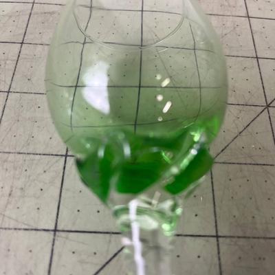 Green and Clear Wine Glass Bundle