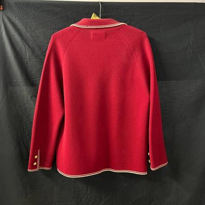 Palio Womens Red Dress Jacket - Size 14
