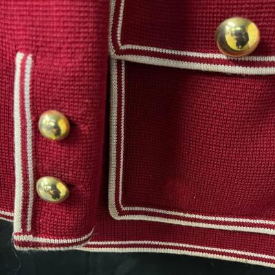Palio Womens Red Dress Jacket - Size 14