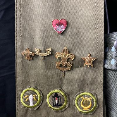Boy Scouts of America Belt and Merit Badge Sash