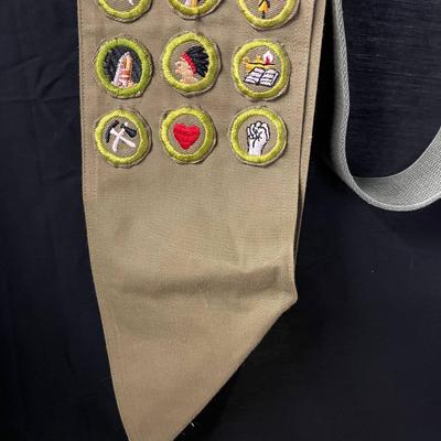 Boy Scouts of America Belt and Merit Badge Sash