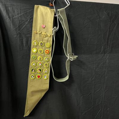 Boy Scouts of America Belt and Merit Badge Sash