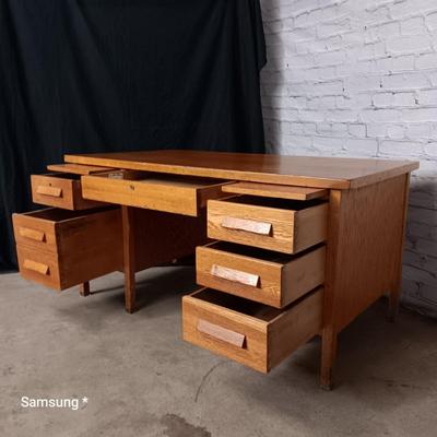 Vintage Solid Wood Leopold Desks