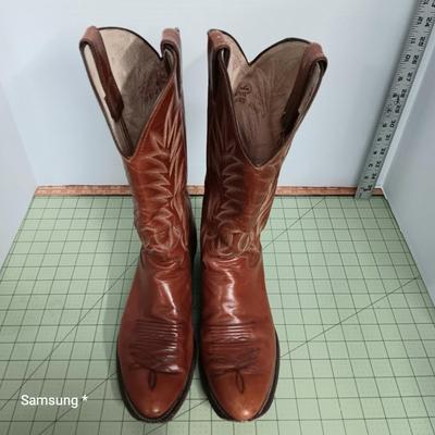 Justin Style Cowboy Boots - Size 10