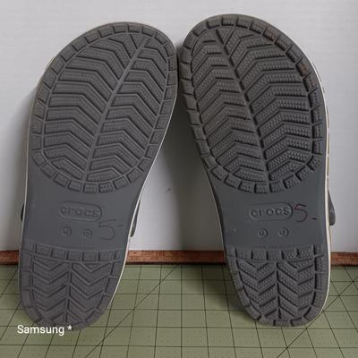 Crocs with Buttons - Size 12