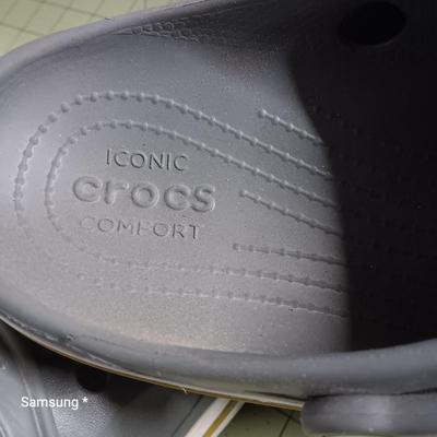 Crocs with Buttons - Size 12