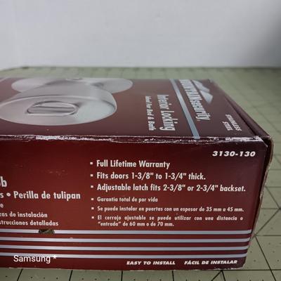 Stainless Steel Interior Locking Door Knob