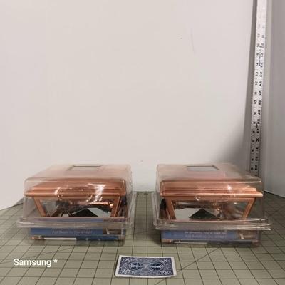 Copper Finish Post Cap Solar Lights