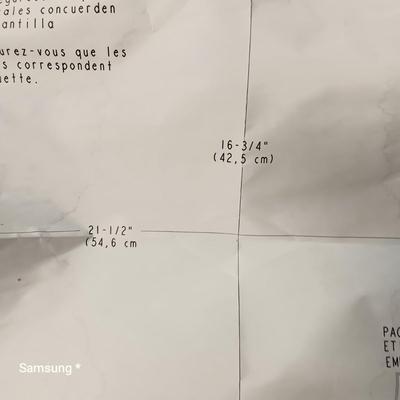 Kohler Bathroom Sink - 16 3/4" X 21 1/2"