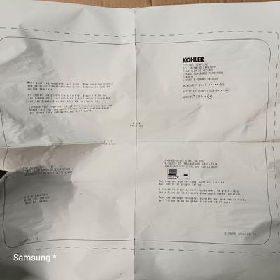 Kohler Bathroom Sink - 16 3/4" X 21 1/2"
