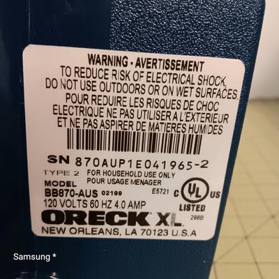 Oreck XL Vacuum