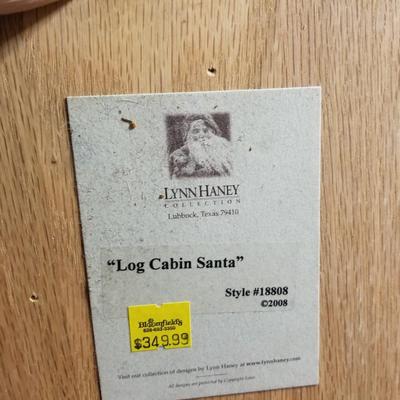 Lynn Haney Log Cabin Santa