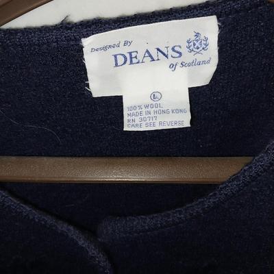 VINTAGE DEANS' SWEATER AND PLEATED SKIRT