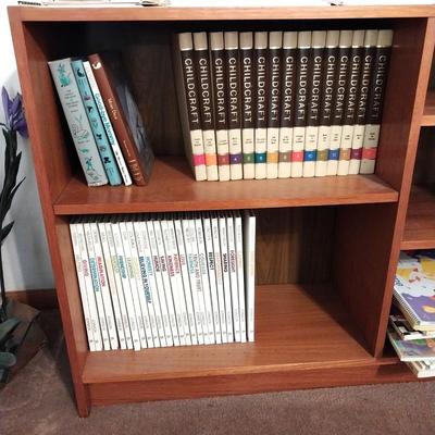 SET OF CHILDCRAFT ENCYCLOPEDIAS AND (what i'd call) BOOKS ON MORALS AND VALUES