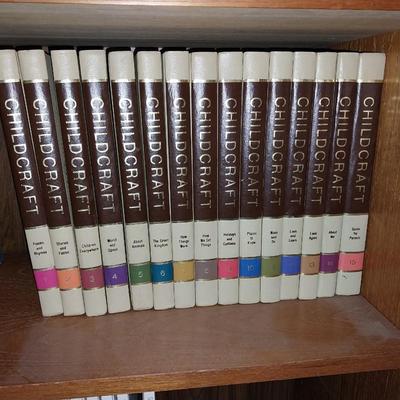 SET OF CHILDCRAFT ENCYCLOPEDIAS AND (what i'd call) BOOKS ON MORALS AND VALUES