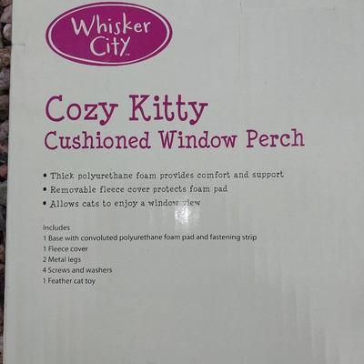 COZY KITTY CUSHIONED WINDOW PERCH