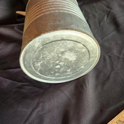 Vintage Galvanized Can