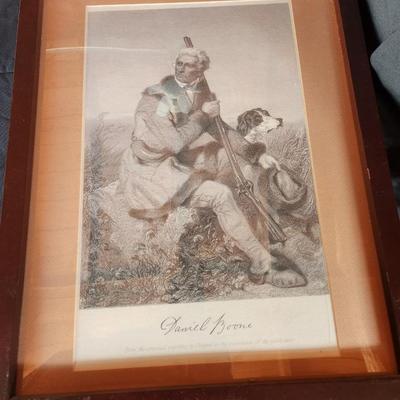 Framed Print of Daniel Boone
