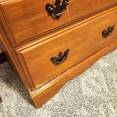 Lot #33  Mid Century Colonial Style Dresser