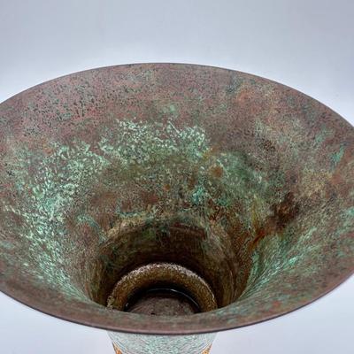 SIGNED Carl Sorensen Two (2) Bronze Vases (See Description)