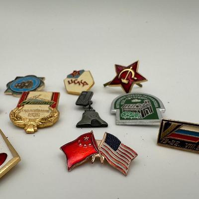 Collection of Small Vintage Pins