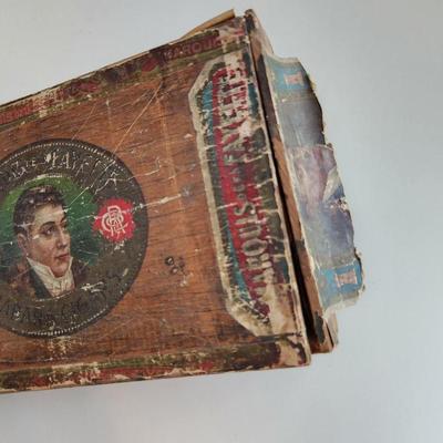 Three Vintage Boxes and a Horn