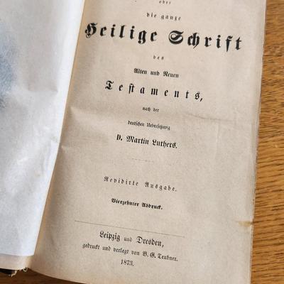 Old Lutheran Bible