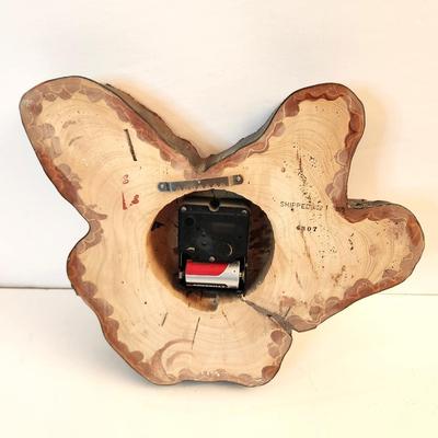 Lot #46  Cypress Knee Clock - works