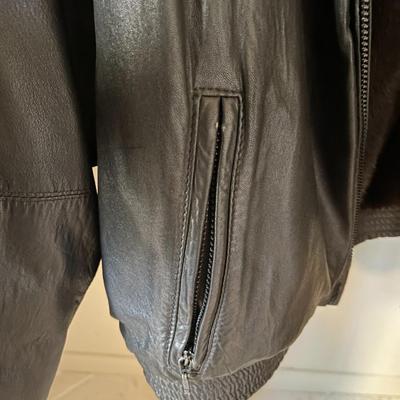 30.  VINTAGE MENS RANCH MINK REVERSIBLE BOMBER JACKET NEIMAN MARCUS SIZE L