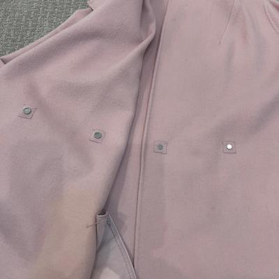 498 VINCE 100% Wool Draped Collar Coat